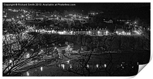 Portree from the Apothacarys Tower Print by Richard Smith