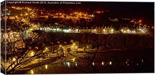 Portree from the Apothacarys tower2 Canvas Print by Richard Smith