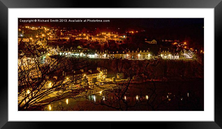 Portree from the Apothacarys tower2 Framed Mounted Print by Richard Smith