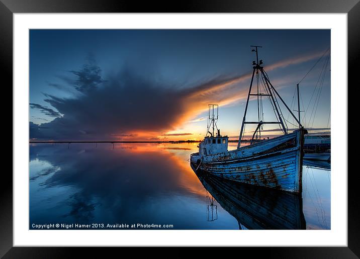 Guided By The Light Framed Mounted Print by Wight Landscapes