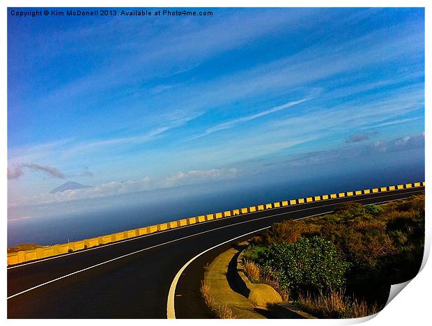 La Gomera mountains Print by Kim McDonell