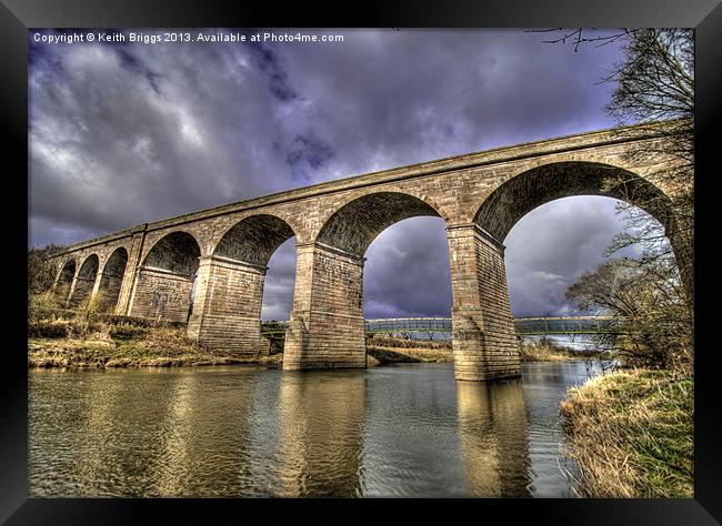 Roxburgh Viaduct Framed Print by Keith Briggs