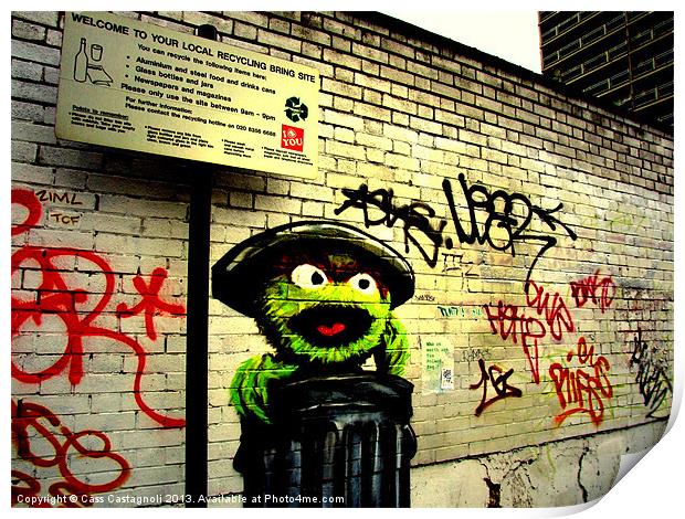 Recycle your Muppets Print by Cass Castagnoli
