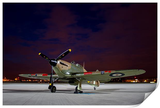 Hawker Hurricane Print by Oxon Images