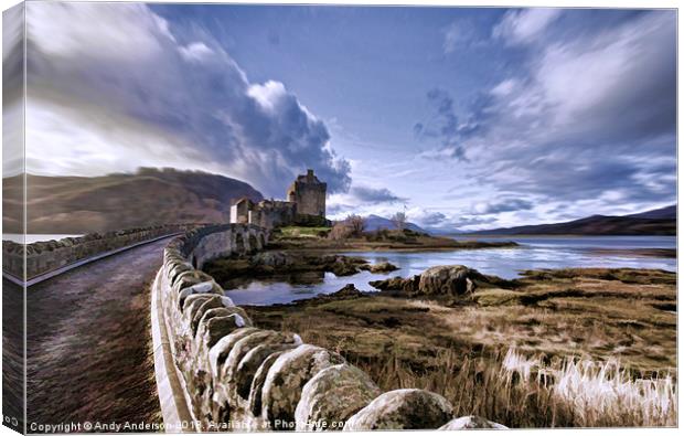 Eilean Donan Castle Canvas Print by Andy Anderson