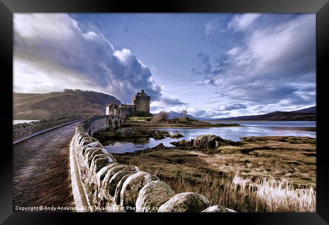 Eilean Donan Castle Framed Print by Andy Anderson