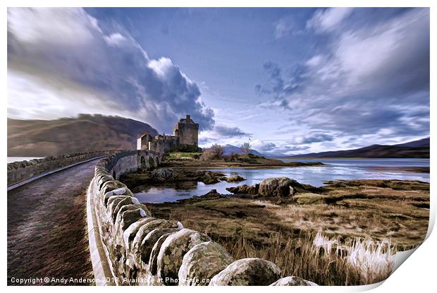 Eilean Donan Castle Print by Andy Anderson