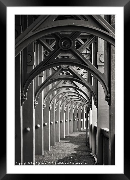 High Level Bridge Framed Mounted Print by Ray Pritchard
