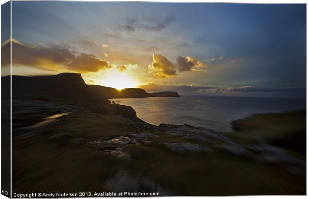 Isle of Skye Sunrise Canvas Print by Andy Anderson