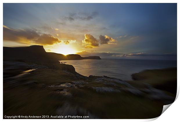 Isle of Skye Sunrise Print by Andy Anderson
