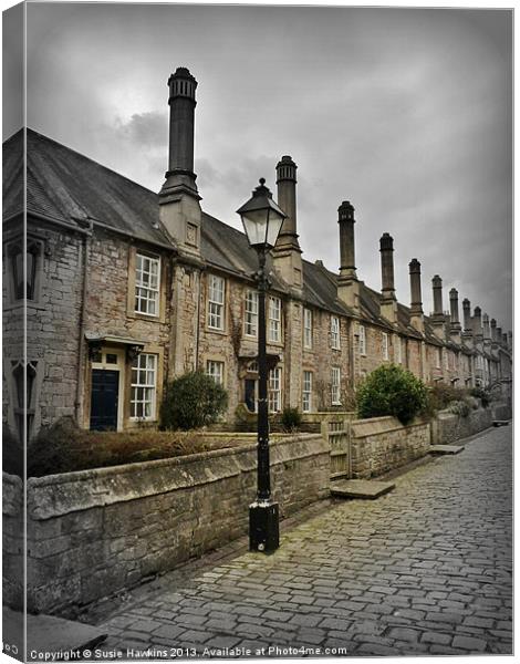 Vicars Close - Wells Canvas Print by Susie Hawkins