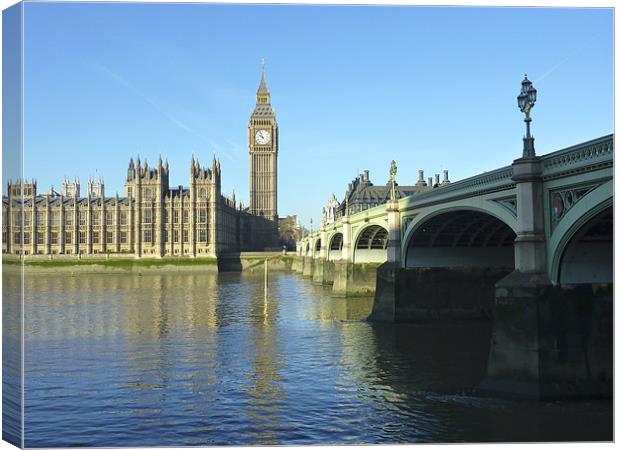 Houses of Parliament Canvas Print by Mark Jefferson