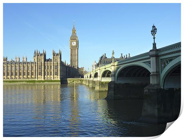 Houses of Parliament Print by Mark Jefferson