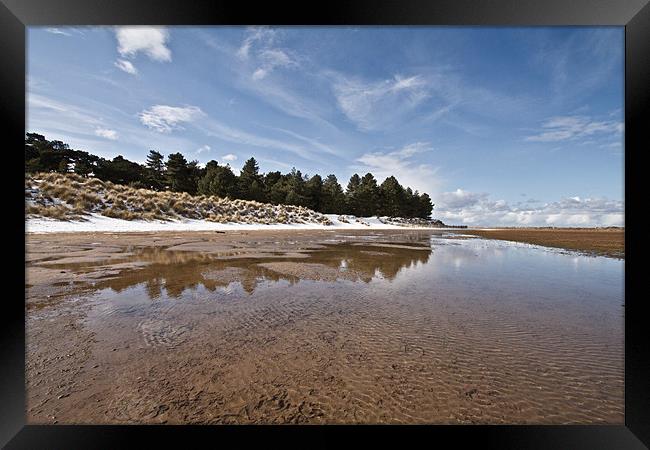 Holkham Reflections Framed Print by Paul Macro