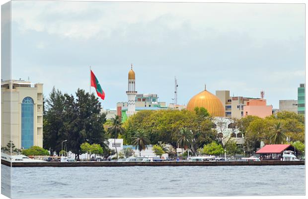 Face of Maldives Capital Canvas Print by Mohamed Ibrahim