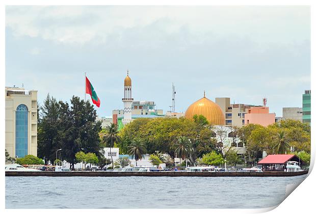 Face of Maldives Capital Print by Mohamed Ibrahim