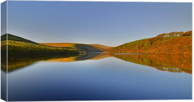 Dartmoor: Meldon Reflections Canvas Print by Rob Parsons