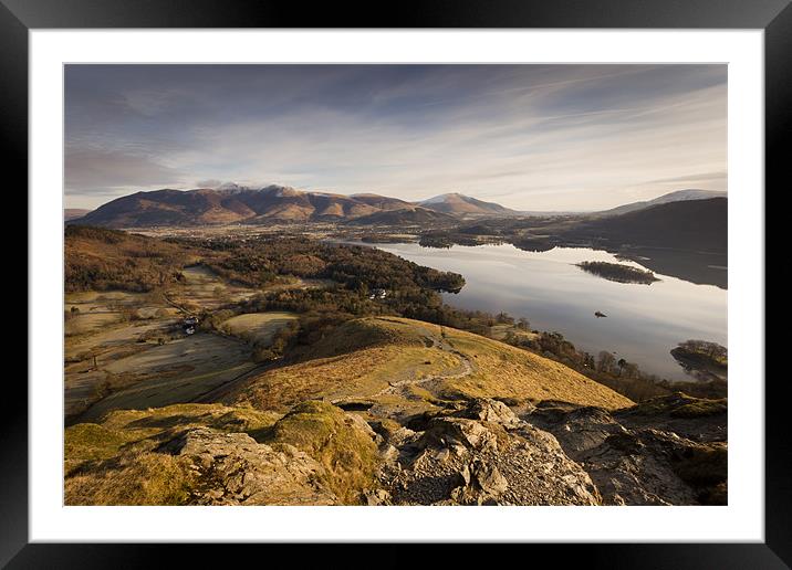 Cat Bells - Lake District Framed Mounted Print by Simon Wrigglesworth