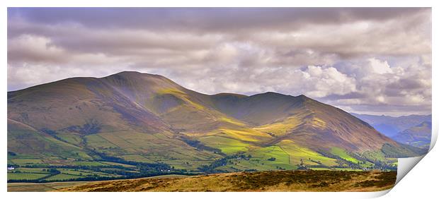 The Lake District: Skiddaw Print by Rob Parsons