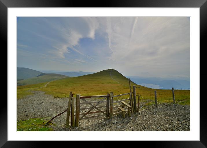 The Lake District: Skiddaw Little Man Framed Mounted Print by Rob Parsons