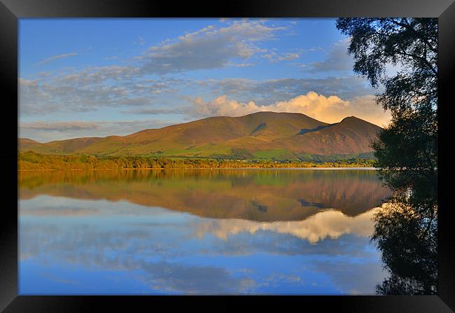 The Lake District: Skiddaw Reflections Framed Print by Rob Parsons