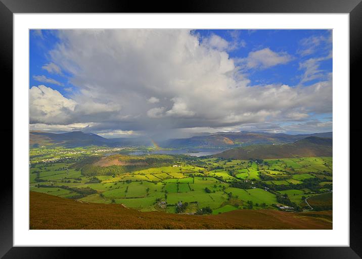 The Lake District: Storm Cloud Framed Mounted Print by Rob Parsons