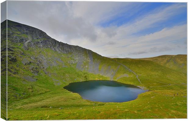 The Lake District: Scales Tarn Canvas Print by Rob Parsons