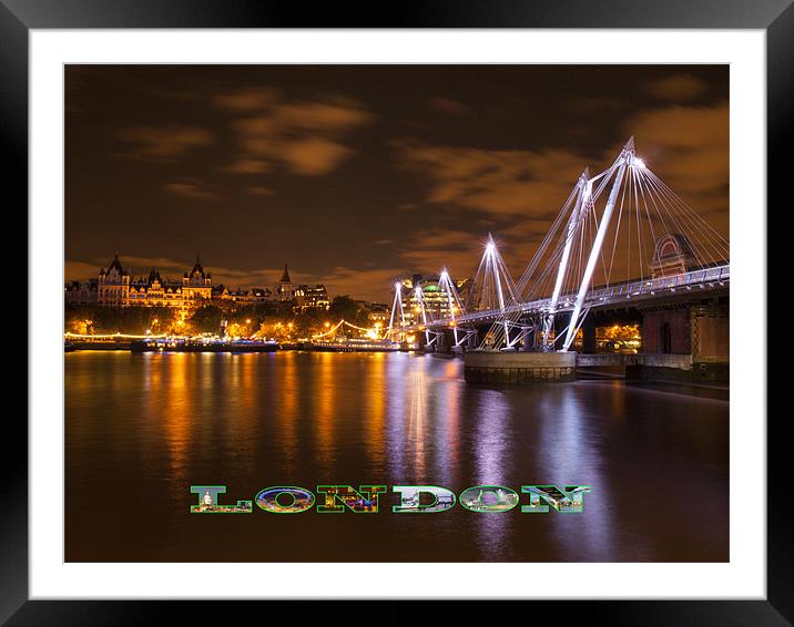 LONDON Framed Mounted Print by Clive Eariss
