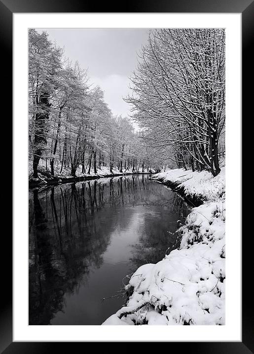 River Don Reflections Framed Mounted Print by Darren Galpin