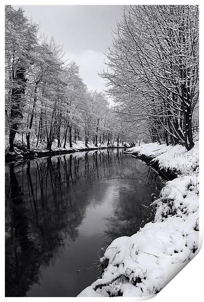 River Don Reflections Print by Darren Galpin