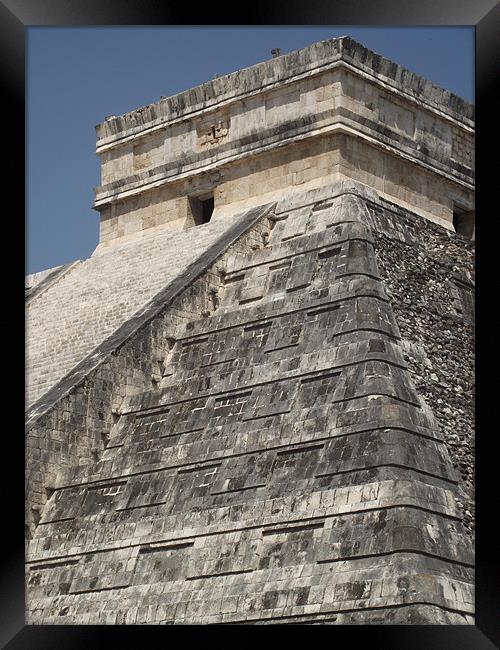 Chichen Itza Pyramid, Yucatan Framed Print by Debbie Johnstone Bran