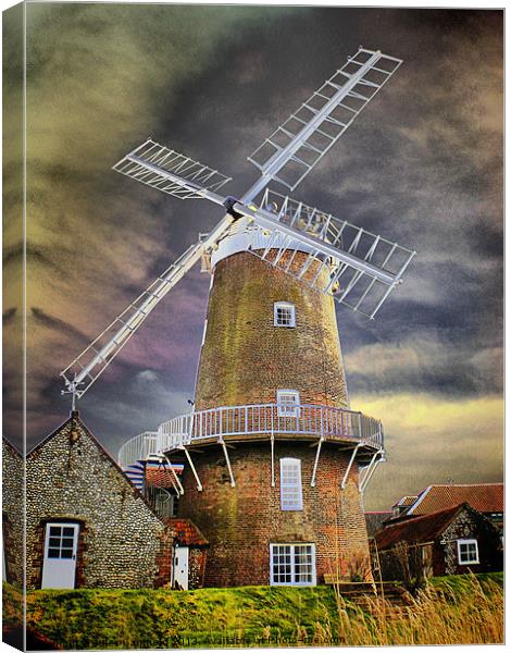 Cley Windmill Canvas Print by Jules Camfield