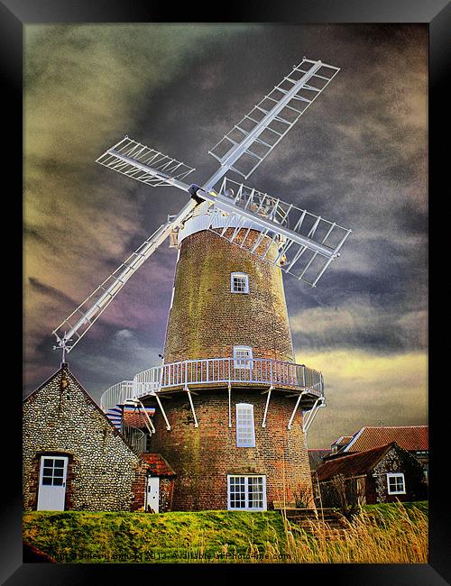 Cley Windmill Framed Print by Jules Camfield