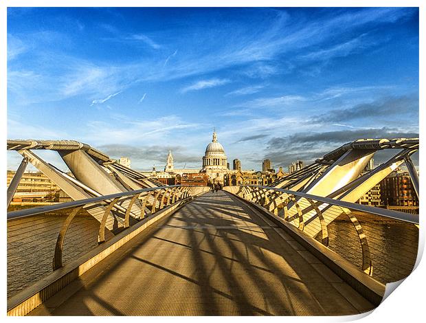 St. Pauls Cathedral Print by Mark Harrop