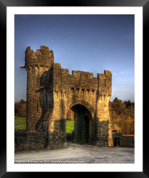 Entrance Gate @ Ashford Castle Framed Mounted Print by Nicola Lee