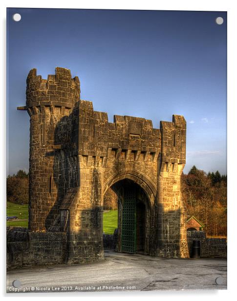 Entrance Gate @ Ashford Castle Acrylic by Nicola Lee
