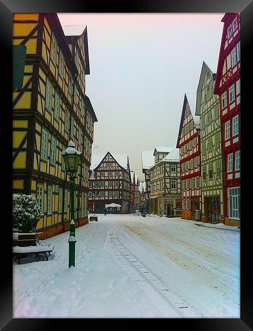 Melsungen - Germany Framed Print by Kim McDonell