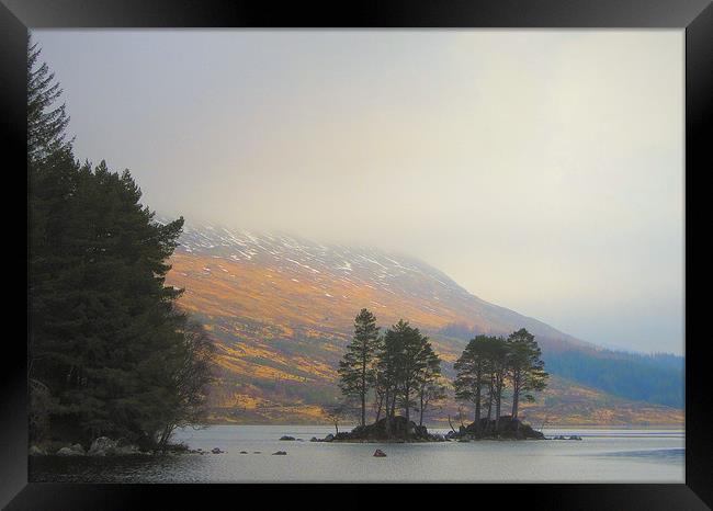 loch ossian light Framed Print by dale rys (LP)