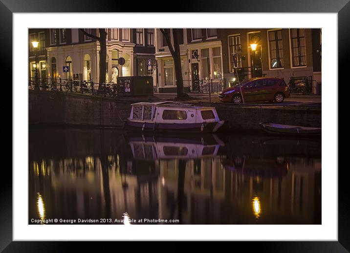 Evening Light Framed Mounted Print by George Davidson