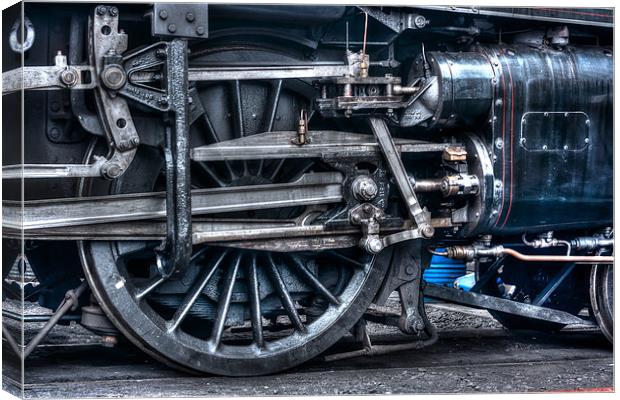 Steam wheel Canvas Print by Castleton Photographic