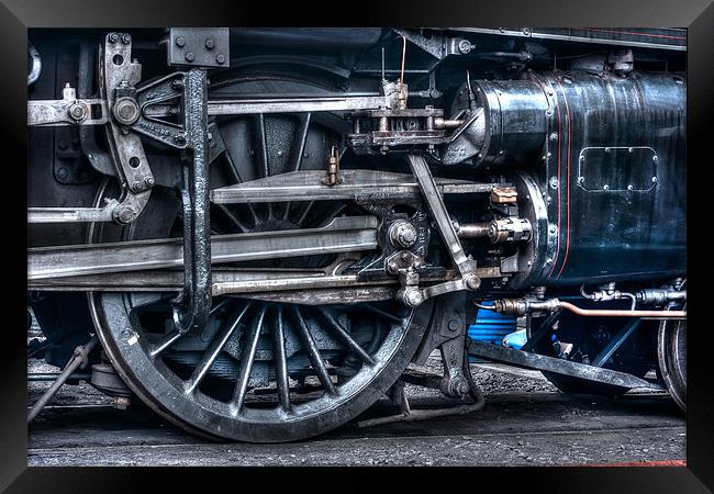 Steam wheel Framed Print by Castleton Photographic