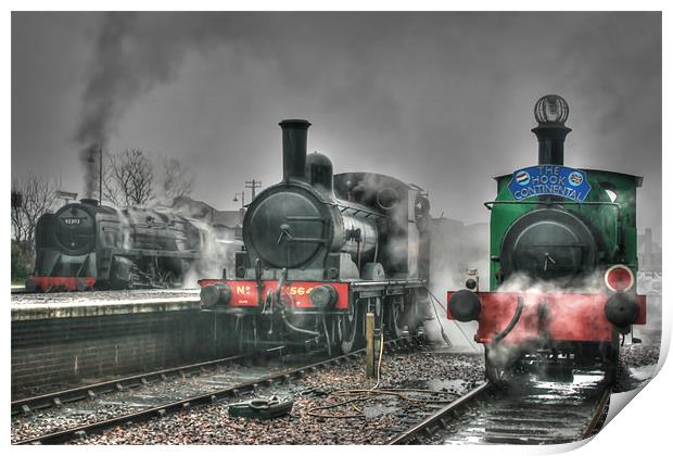 Best of steam Print by Castleton Photographic