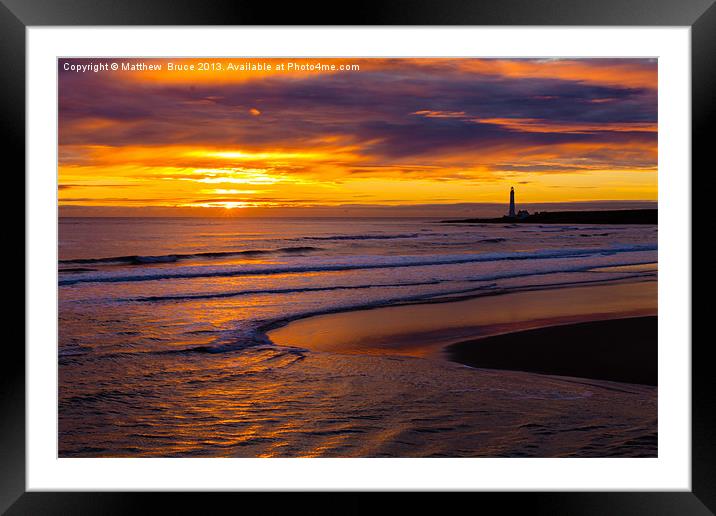 Promising start to the day? Framed Mounted Print by Matthew Bruce