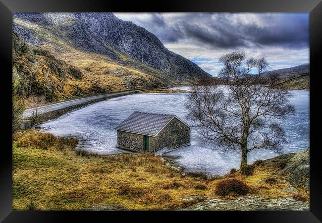 Frozen Lake Framed Print by Ian Mitchell