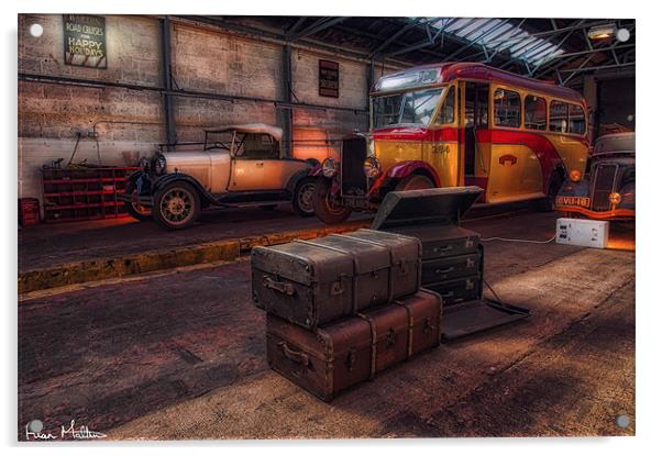 Vintage vehicles HDR Acrylic by Alan Matkin