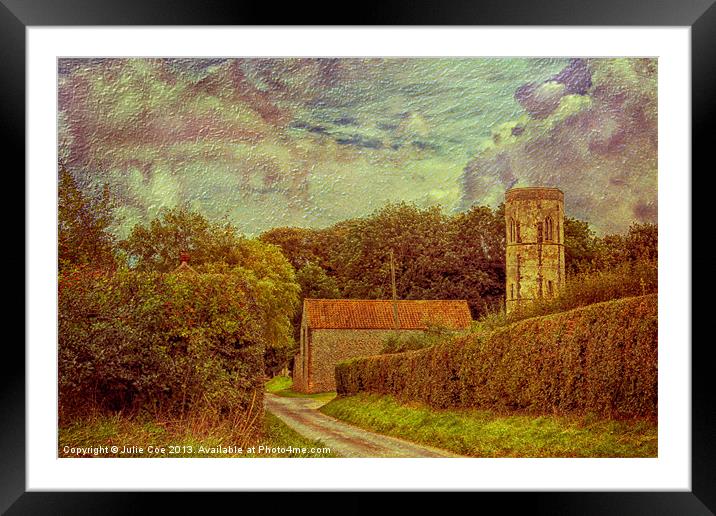 The Old Church Tower Framed Mounted Print by Julie Coe