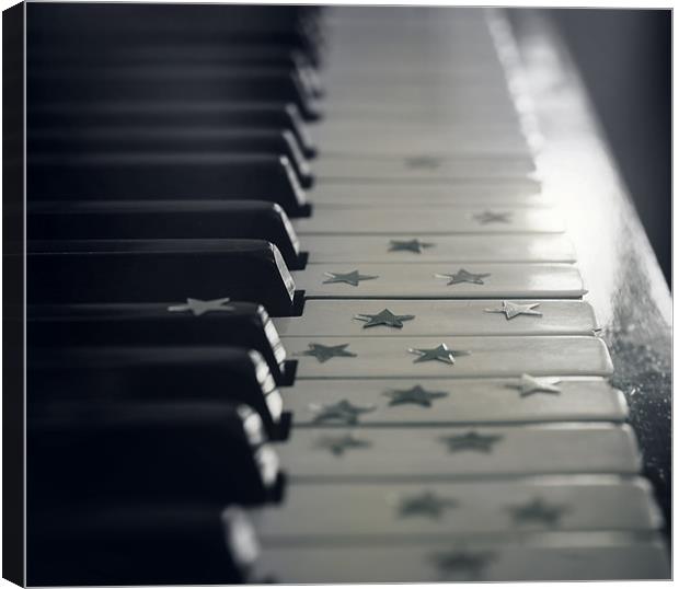 Star Piano Canvas Print by James Rowland
