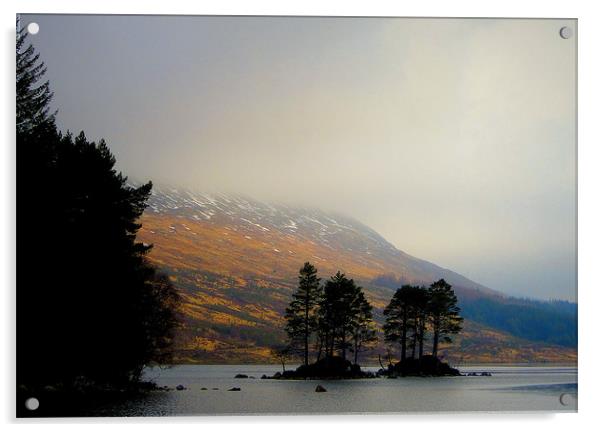 highlands scene Acrylic by dale rys (LP)