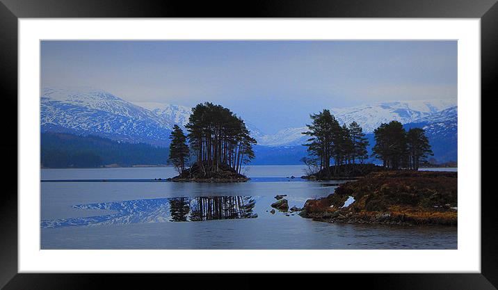 ice cold blue Framed Mounted Print by dale rys (LP)