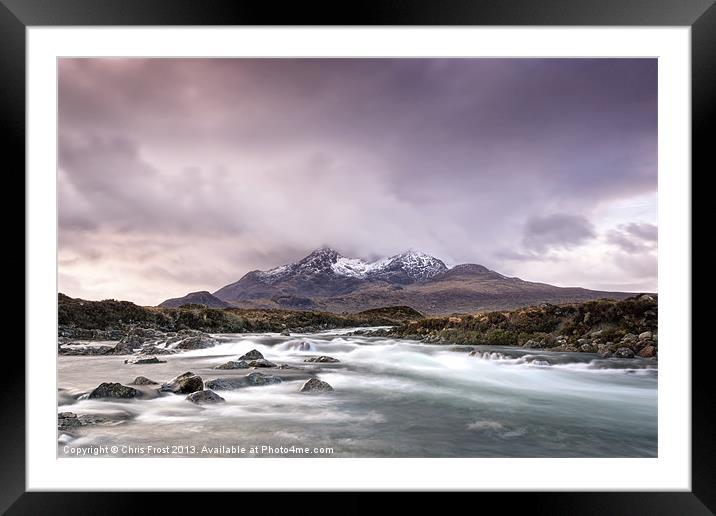 Sligachan River Framed Mounted Print by Chris Frost